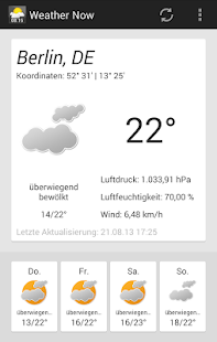 Weather Now PRO - Wetter&amp;Uhr Screen 2
