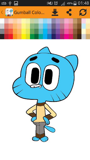 【免費教育App】Gumball Coloring Book-APP點子