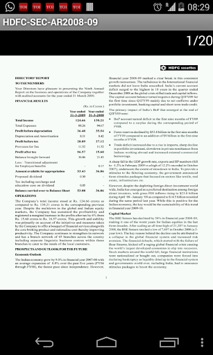 HDFC Securities Ltd AR 2008-09