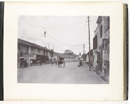 Gezicht op Kesawanstraat in Medan, Sumatra (Kesawanstrasse von Süden gesehen)