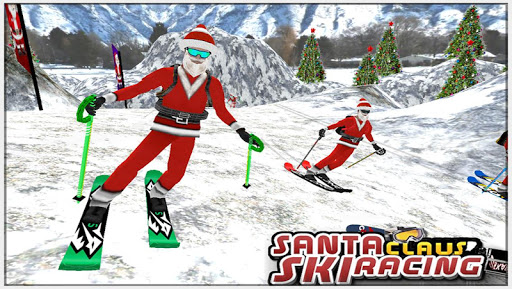 【免費賽車遊戲App】Santa Claus Ski Racing-APP點子