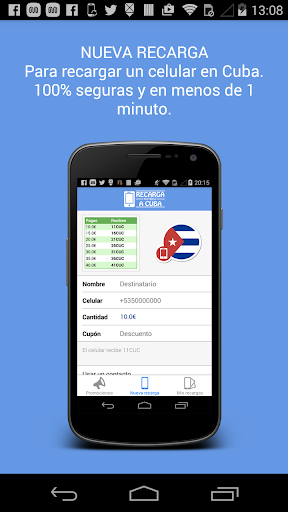 【免費生活App】Recarga DOBLE a Cuba (Cubacel)-APP點子