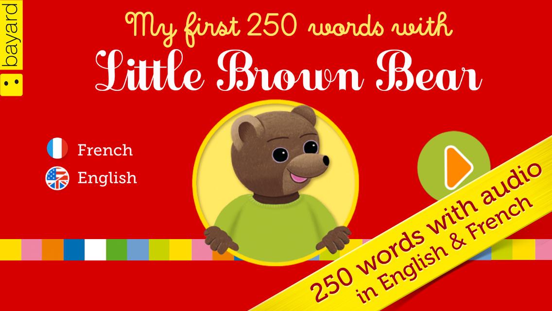 Android application My first 250 preschool words screenshort