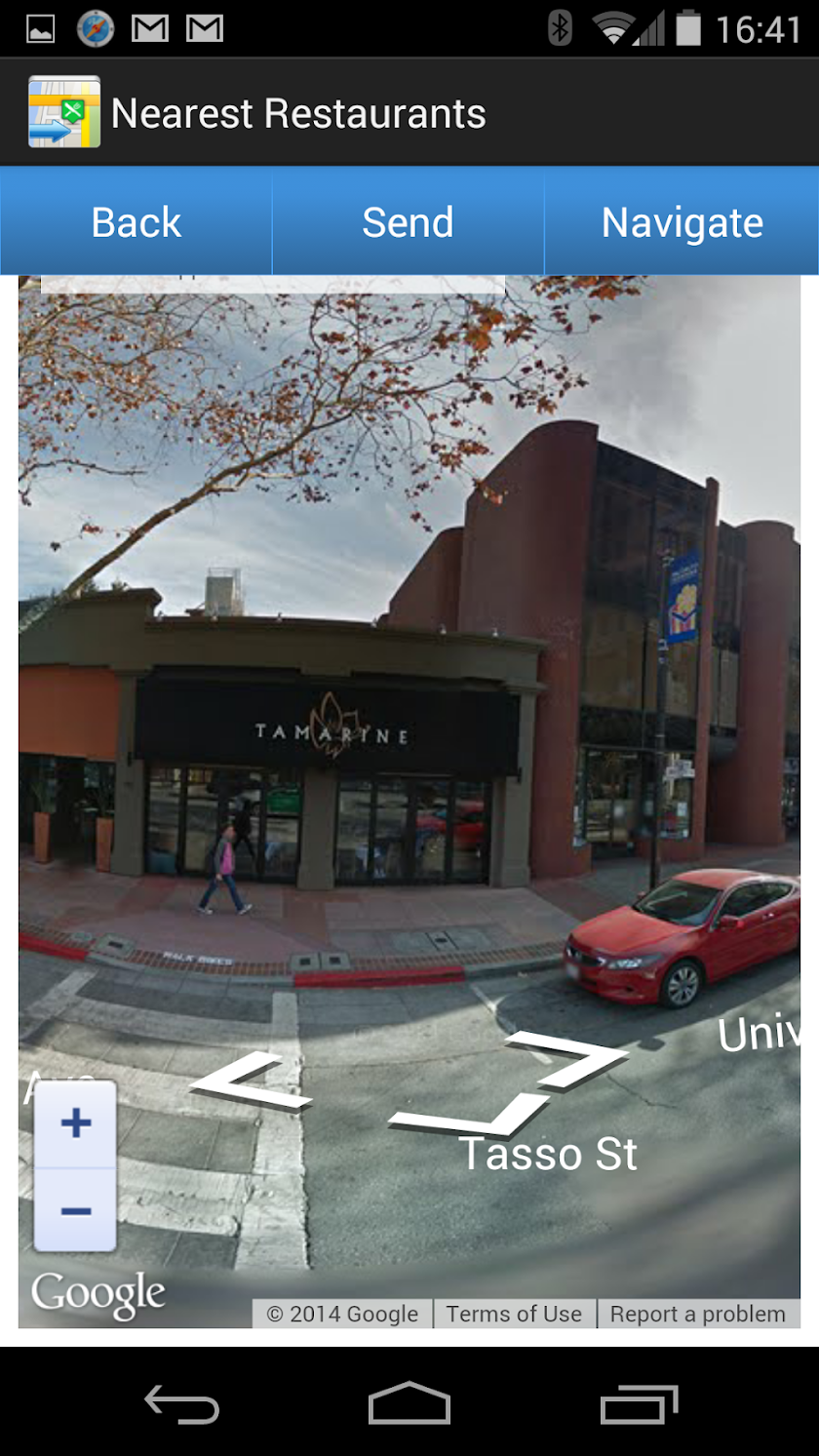 Nearest Restaurants Screen 3