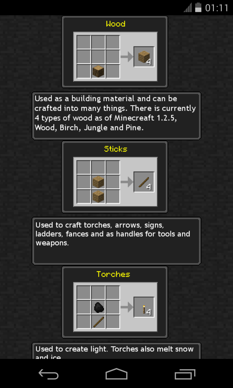 Craft! Pro - A Minecraft Guide Screen 3