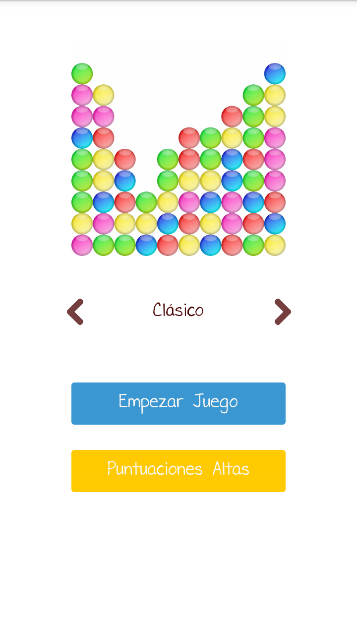 Android application Bubble Pop screenshort