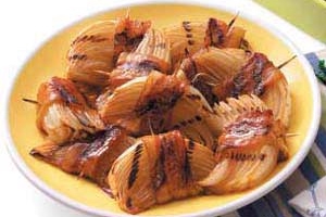 Grilled Bacon-Onion Appetizers