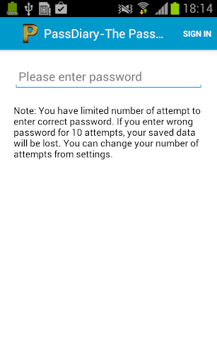 PassDiary-Password Manager