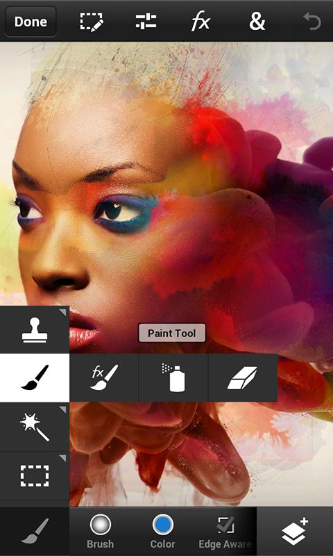 Photoshop Touch for phone - screenshot