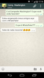 WhatsFake (Conversas Falsas) Screenshot