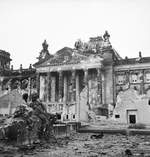 The Reichstag six months after the conclusion of the storm