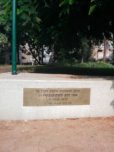 Aviv Yahav Memorial Plaque