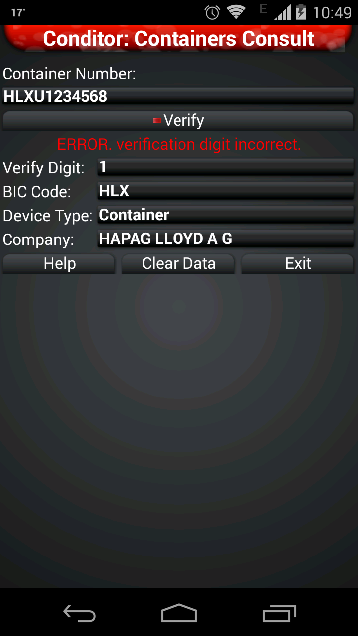 Conditor: Containers Consult Screen 2