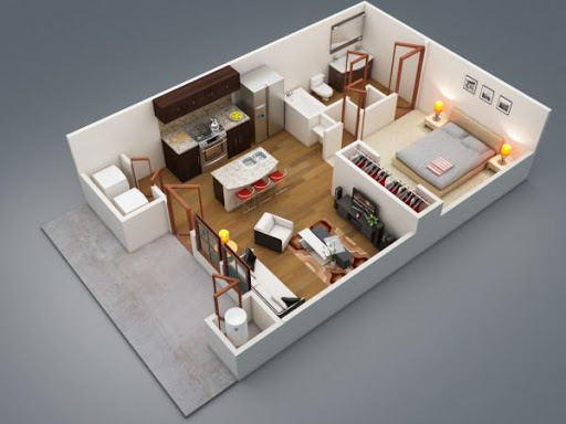 【免費生活App】Floor Plan Design (1 Bedroom)-APP點子