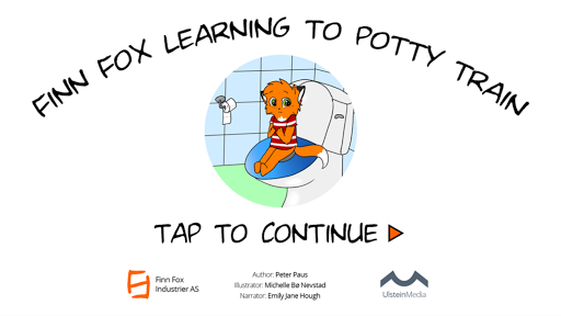 Finn Fox is potty training