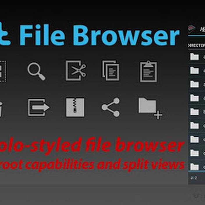UNCOPT file manager for Android devices with Holo interface