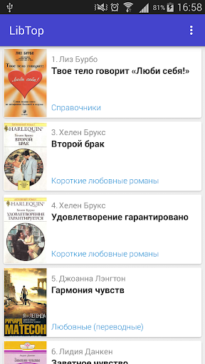 LibTop: Рейтинг книг