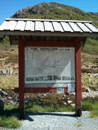 Voss Osterfjord Info Sign