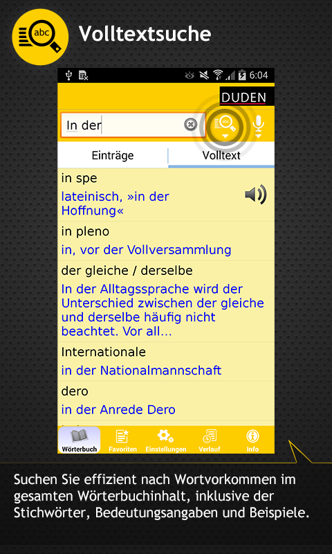  Duden Wörterbücher Deutsch – Screenshot 