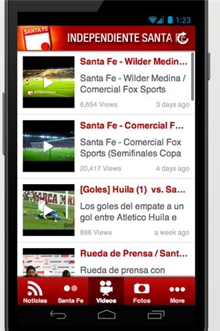 【免費運動App】INDEPENDIENTE SANTA FE-APP點子