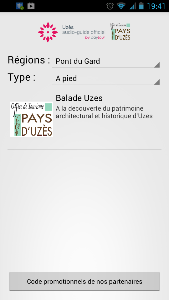 Uzès audio-guide officiel Screen 1