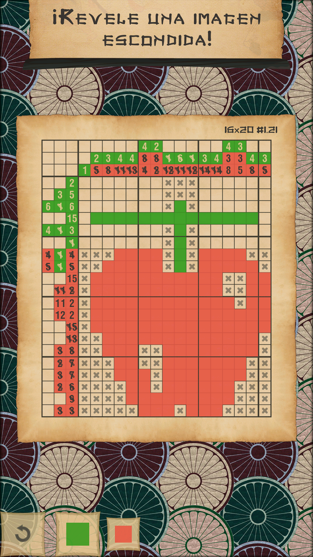 Android application CrossMe Color Premium Nonogram screenshort