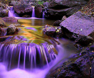 How to download Purple Waterfall Wallpaper 1.2 unlimited apk for pc