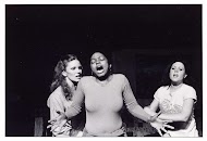 Optreden van Spiderwoman tijdens het Vrouwenfestival in de Melkweg te Amsterdam