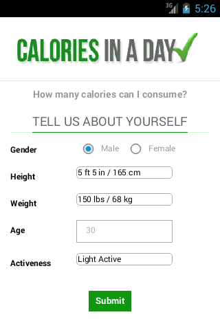 Calorie Calc