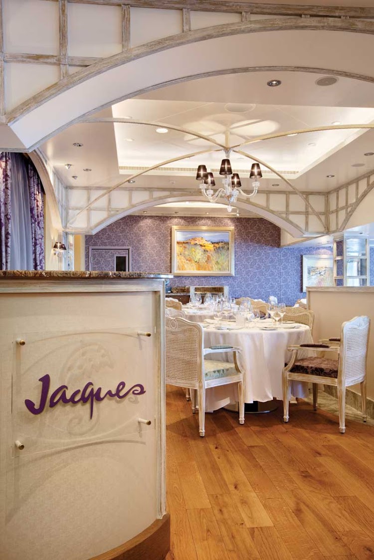 Oceania Marina's Jacques is the ideal dining setting with exceptional service and memorable food.