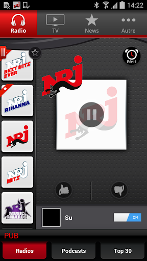 NRJ Belgique Smartphone