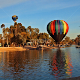 Balloon At The Channel by Becky McGuire -  