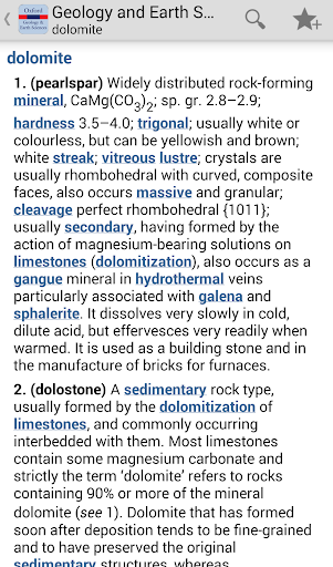 Oxford Dictionary of Geology