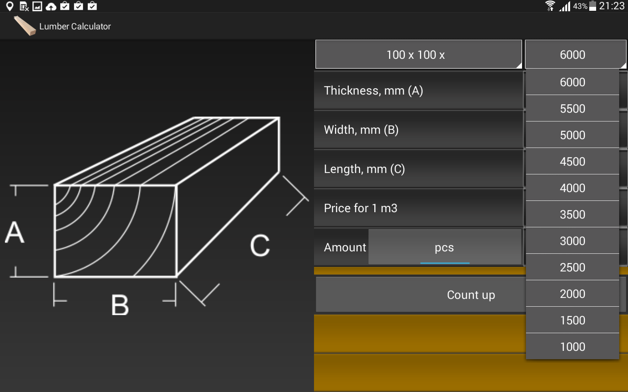 Calculator Lumber & Timber Android Apps on Google Play