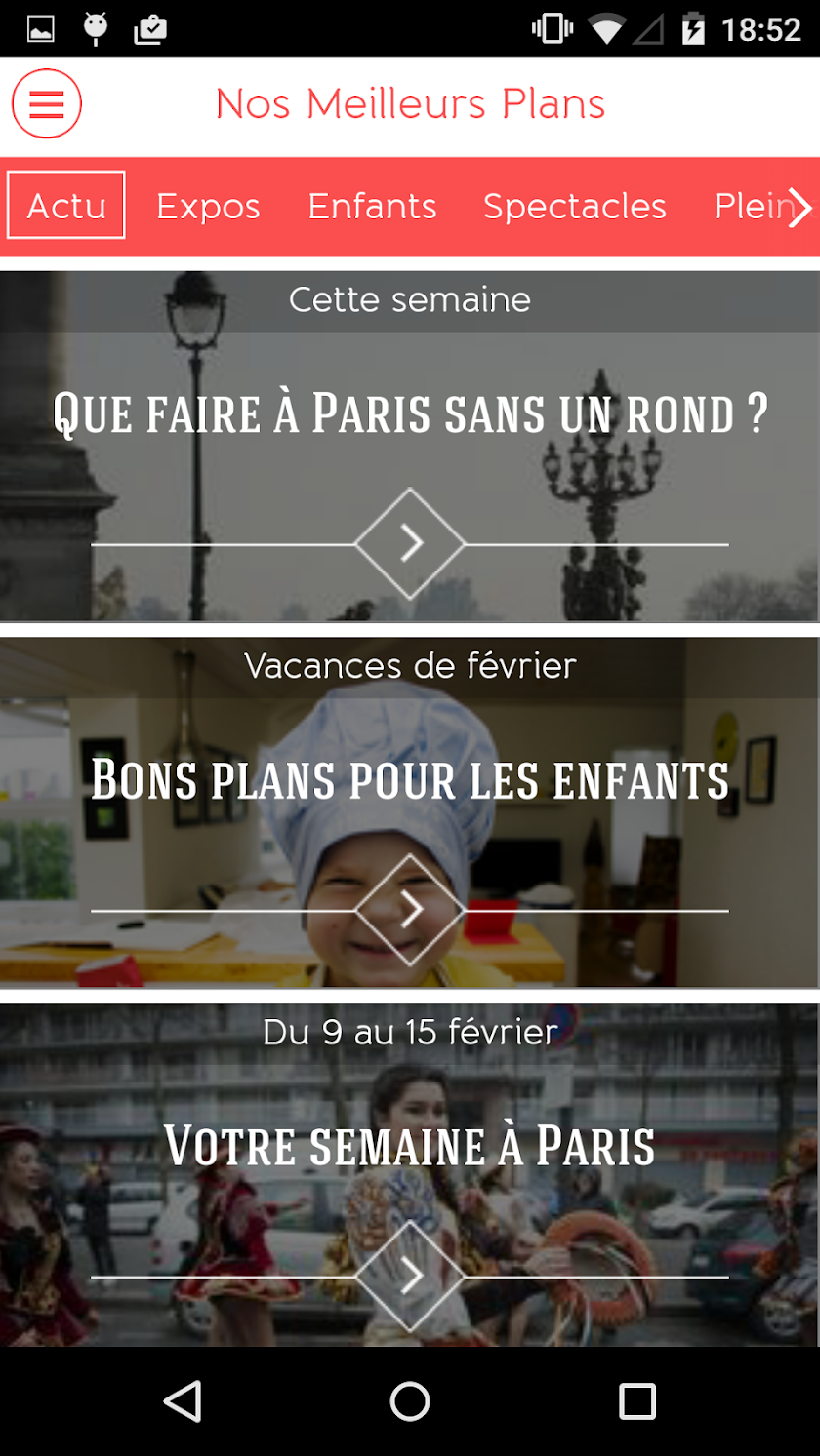 Que Faire à Paris ? Screen 2