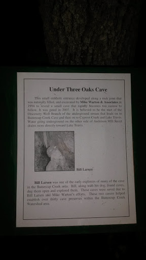 Under Three Oaks Cave