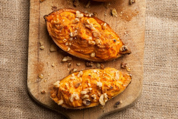 Twice Baked Sweet Potato