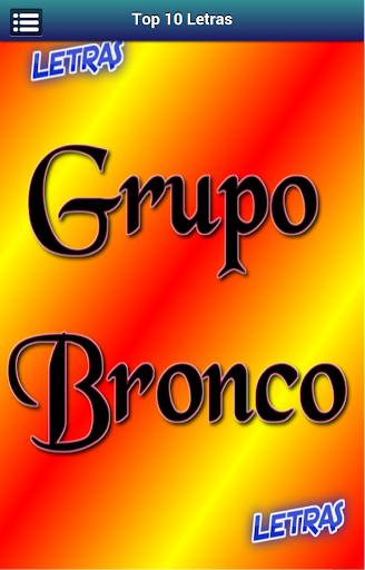 Letras Grupo Bronco