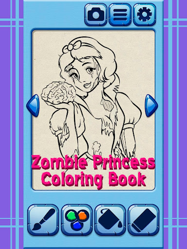 免費下載家庭片APP|Zombie Princess Coloring Book app開箱文|APP開箱王