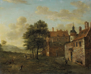 RIJKS: Jan van der Heyden: A Country Home 1712