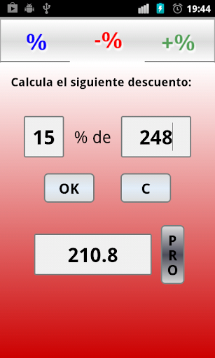 Percentages Calculator