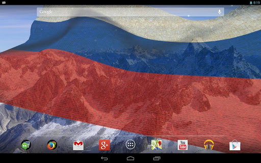 【免費個人化App】3D Russia Flag Live Wallpaper-APP點子