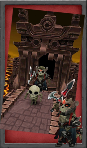 Skull Runner On The Lava Maze