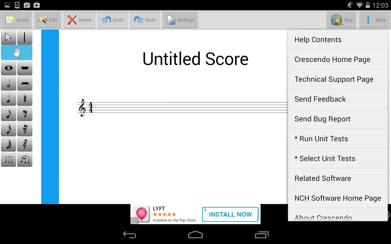 Crescendo Music Notation Free Google Play の Android アプリ