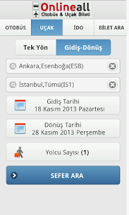 Otobüs Uçak Biletleri Screenshots 3