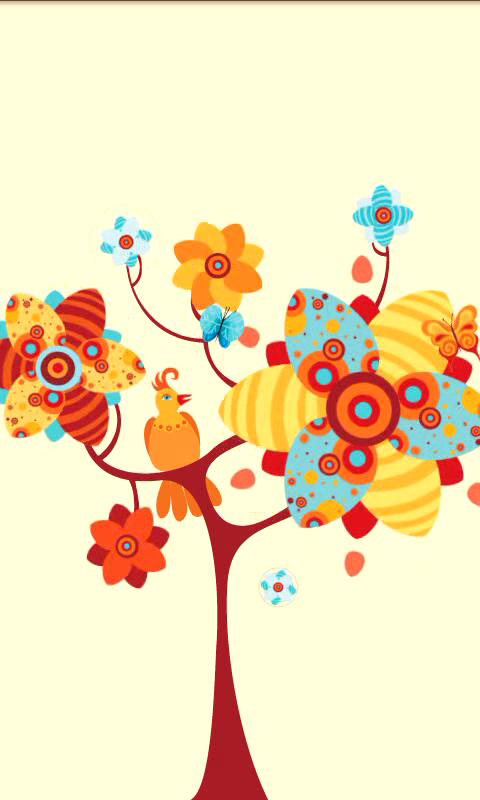 Patchwork Tree Live Wallpaper Screen 2
