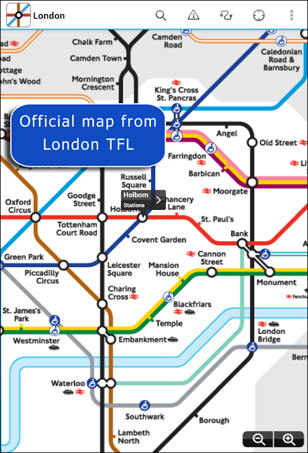 Underground Map App 