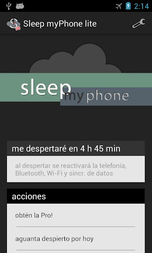 Sleep myPhone lite