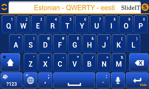 【免費生產應用App】SlideIT Estonian QWERTY pack-APP點子