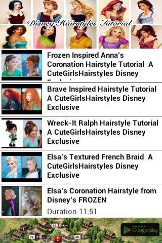 Disney Hairstyles Tutorial